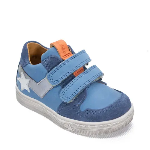 Sneakers din piele naturala, Froddo, albastru- G2130230-2-24-Froddo