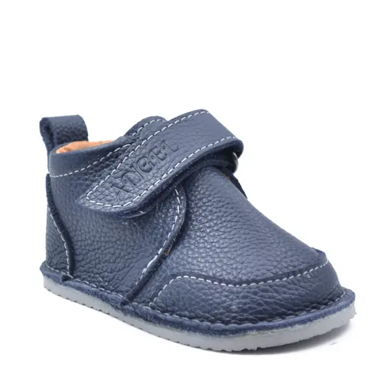 Pantofi barefoot Copii, talpa flexibila, bleumarin, Smiley- RO-500-2-24--